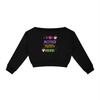 Women's Off-Shoulder Sweatshirt