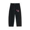 Belted Barrel-leg Chino Pants
