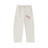 Belted Barrel-leg Chino Pants